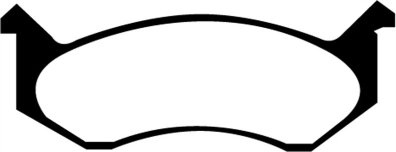 EBC DP41277R Yellowstuff Front Brake Pads, Dodge Ram Van B1500 1996-1997