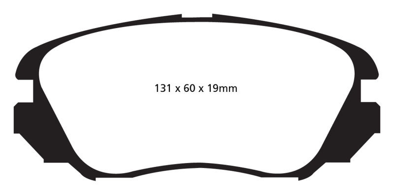 EBC DP32013C Redstuff Ceramic Front Brake Pads, Buick Allure (Canada) 3.0 2010+