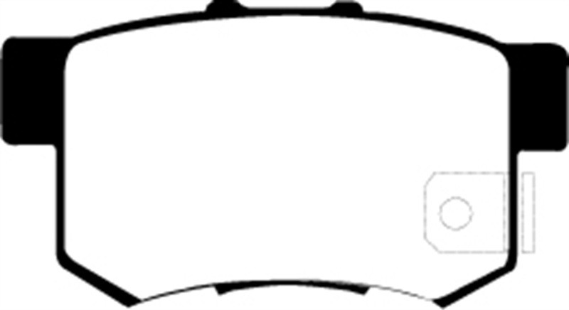 EBC DP21193 Greenstuff 2000 Rear Brake Pads, Acura CL 2.2 1997