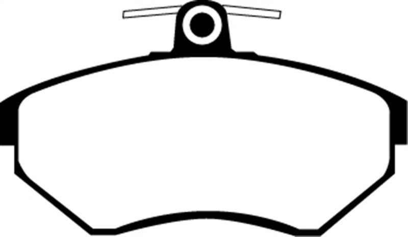 EBC DP21112 Greenstuff 2000 Front Brake Pads, Volkswagen Cabriolet 2.0 1997-2002