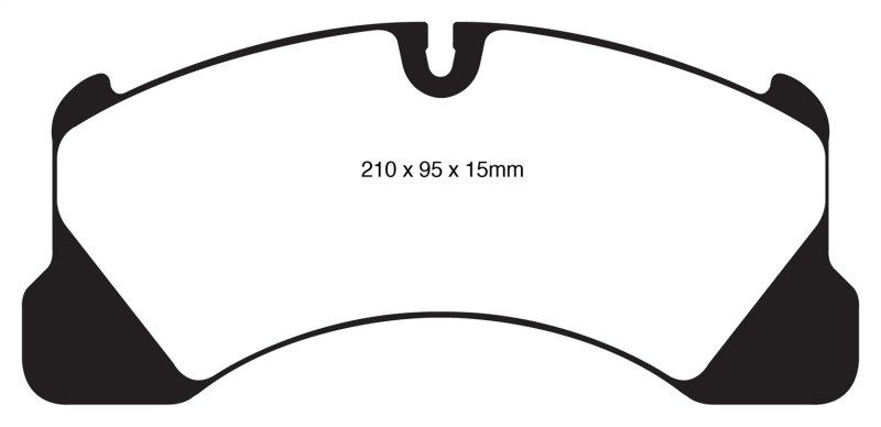 EBC DP31835C Redstuff Ceramic Front Brake Pads, Volkswagen Touareg 3.0 Supercharged Hybrid 2010+