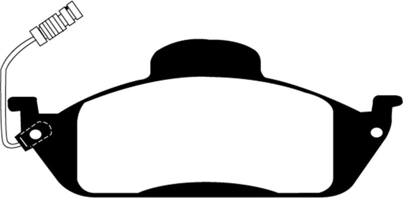 EBC DP61232 Greenstuff 6000 Elite Front Brake Pads, Mercedes-Benz M-Class (ML) ML320 3.2 1998