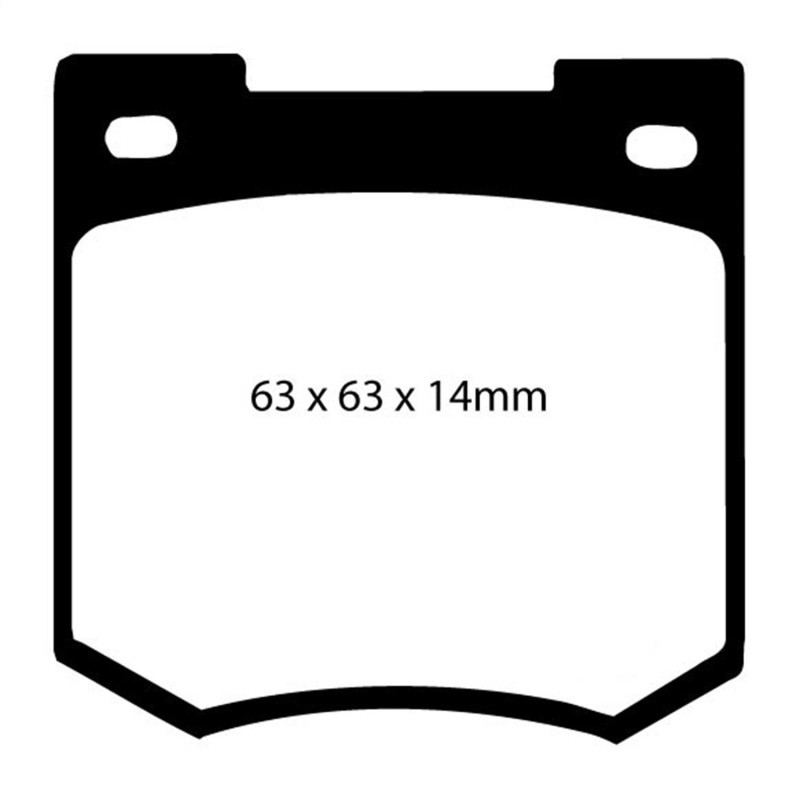 EBC DP3106C Redstuff Ceramic Front Brake Pads, Sunbeam Tiger 4.7 1967-1968