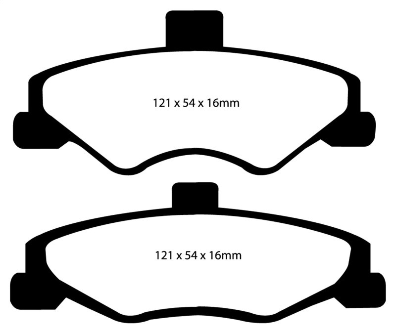 EBC DP31323C Redstuff Ceramic Rear Brake Pads, Chevrolet Camaro (4th Gen) 3.8 1998-2002