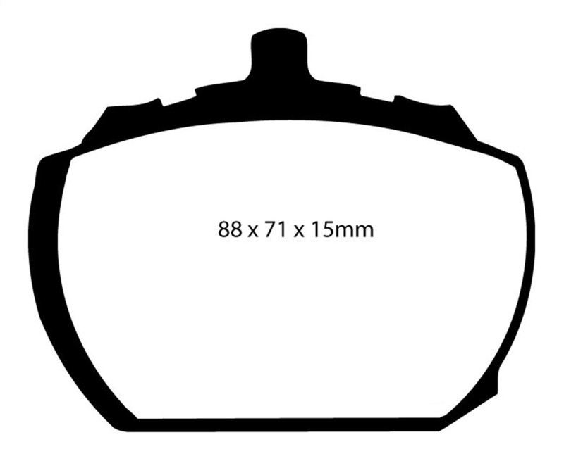 EBC DP3240C Redstuff Ceramic Front Brake Pads, Mg MGB GT V8 3.5 1973-1976