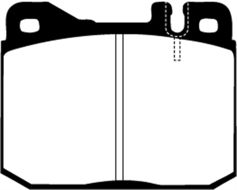 EBC DP2261 Greenstuff 2000 Front Brake Pads, Mercedes-Benz 230 1976-1979