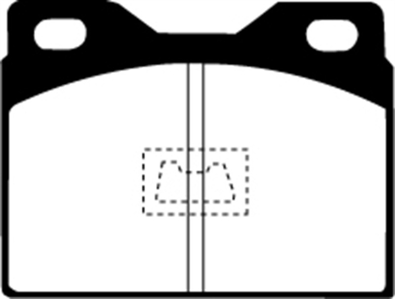 EBC DP2220 Greenstuff 2000 Front Brake Pads, Porsche 924 2.0 1976-1985