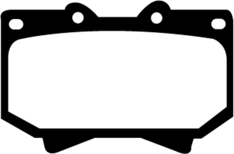 EBC DP41319R Yellowstuff Front Brake Pads, Lexus LX470 4.7 1998-2007