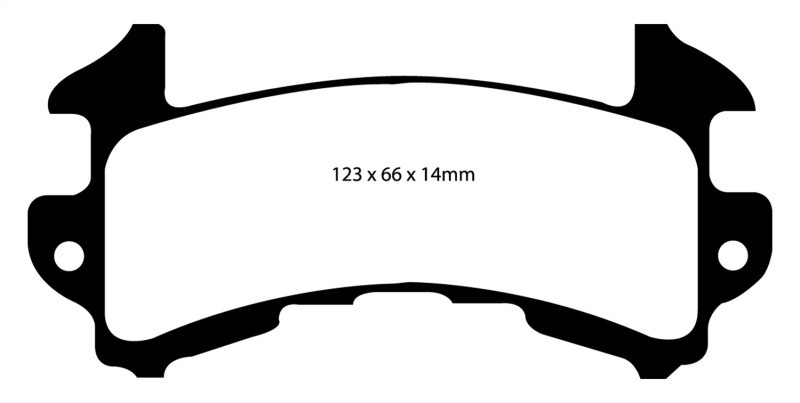 EBC DP31146C Redstuff Ceramic Rear Brake Pads, Buick Riviera (Fwd) 3.8 Turbo 1979-1985