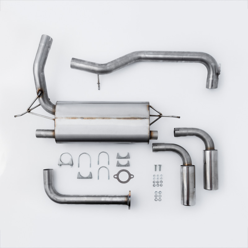 Ferrita Performance Cat-Back Exhaust, w/ Dynamic Trim Kit, Volvo S40/V50 T5 FWD VOK50106S 