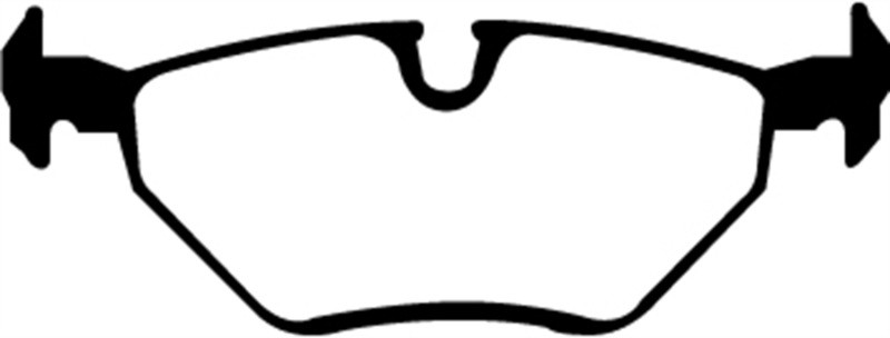 EBC DP21289 Greenstuff 2000 Rear Brake Pads, BMW Z3 2.5 1999-2002
