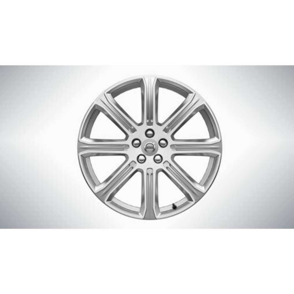 Volvo Genuine Wheels 31408900 20x8.5 8-Spoke Silver Diamond Cut Alloy Wheel