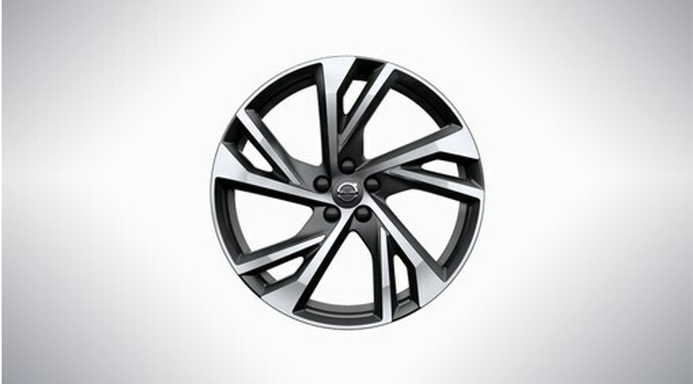 Volvo Genuine Wheels 31650272 20x8 5-Double Spoke Matte Black Diamond Cut Alloy Wheel