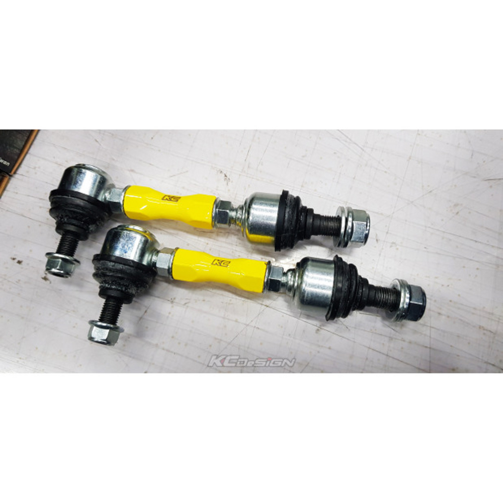 KCDesign KC-ADJ-134-149 KCDesign Heavy Duty Adjustable Rear Sway Bar End Links, Volvo S60/V60, V70, S80, XC60/XC70