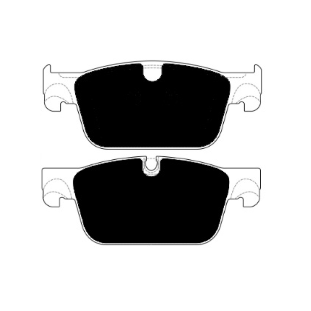 Porterfield Enterprises VP-131001 Porterfield R4-S Front Brake Pads 322mm, Volvo S90/V90, XC60