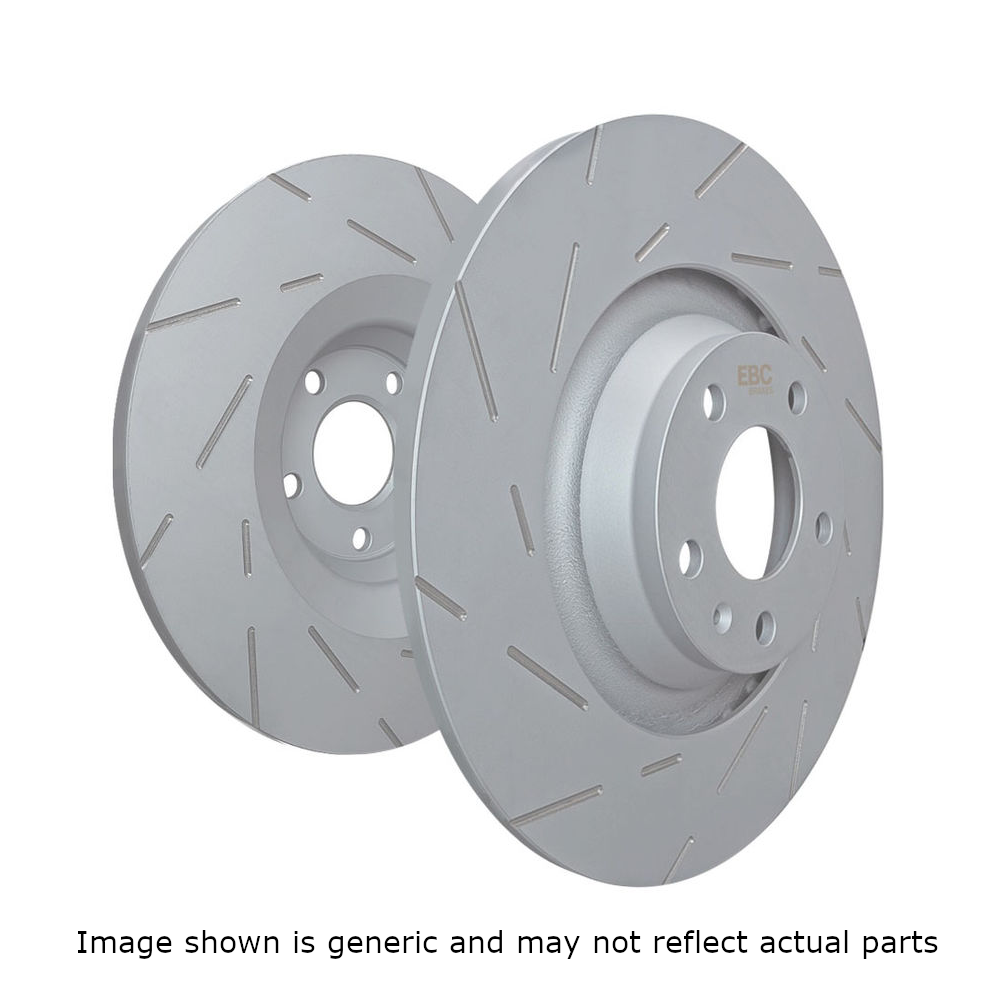 EBC USR7474 USR Slotted 290mm Rear Brake Rotor (Pair), Chrysler Town & Country 3.3 (15in Wheels) 1996-2000