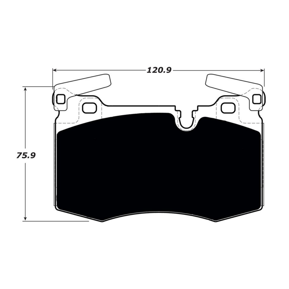 Porterfield AP1403 R4-S Front Brake Pad, Mini Cooper 2009-2010