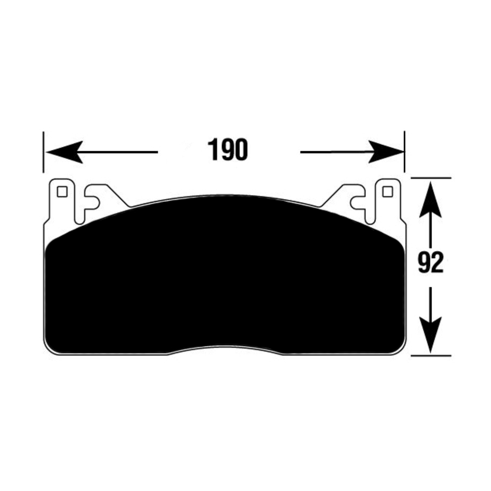 Porterfield AP1853 R4-S Front Brake Pad, Ford Mustang 5.2L Shelby GT350 2020