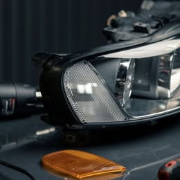 White position light / sidelight lenses for headlights for Volvo