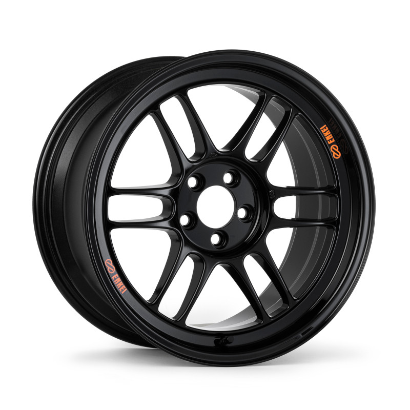 Enkei RPF1 17x9 5x100 35mm Offset F1 Gloss Black Wheel