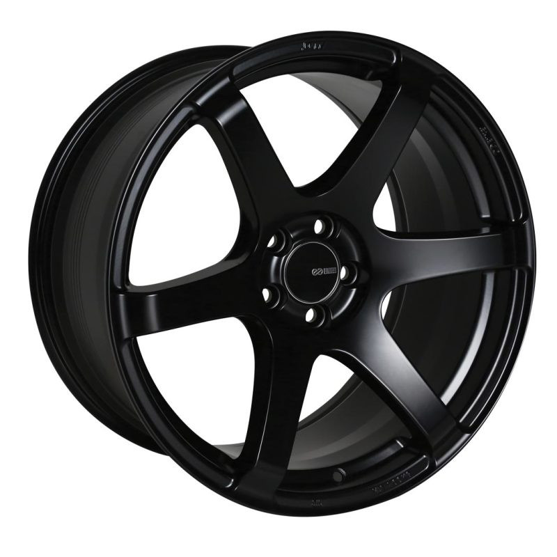 Enkei T6S 18x8 35mm Offset 5x112 Bolt Pattern 72.6 Bore Matte Black Wheel