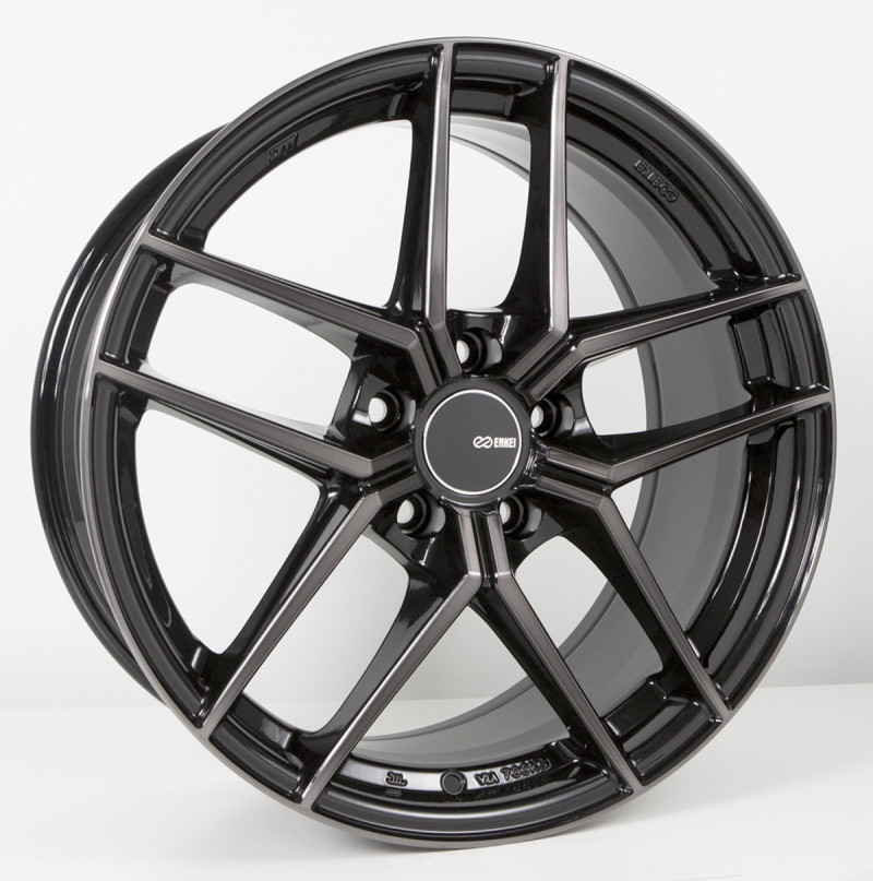 Enkei TY5 18x8.5 5x112 42mm Offset 72.6mm Bore Pearl Black Wheel