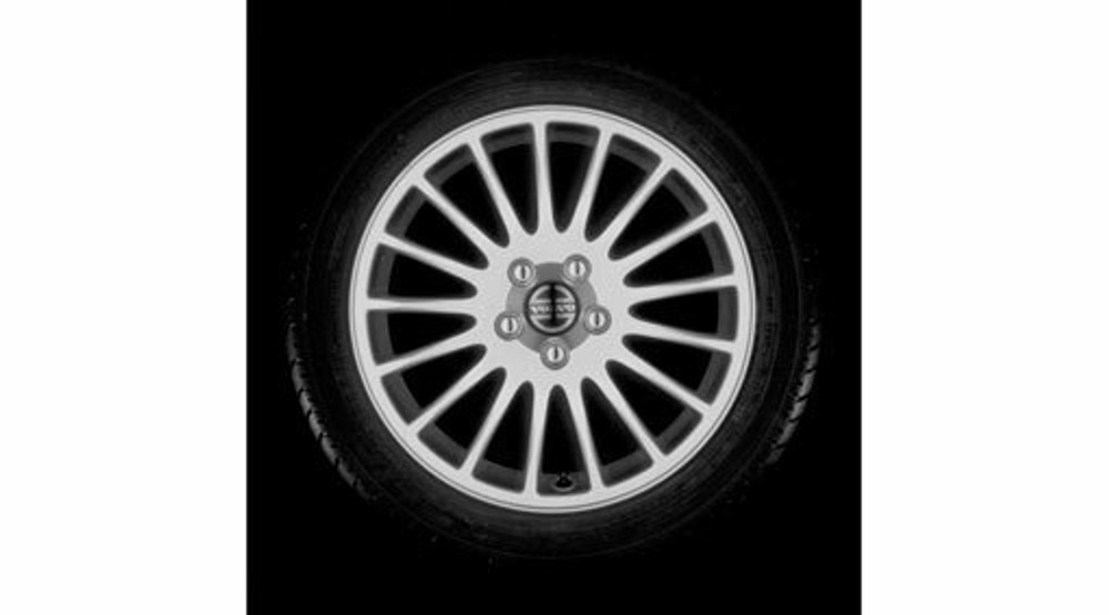 Volvo Genuine Wheels 8633140 17x7.5 Tethys Wheel, Bright Silver