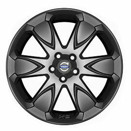 Volvo Genuine Wheels 31200397 19x8 Erakir Wheel, Black Chrome