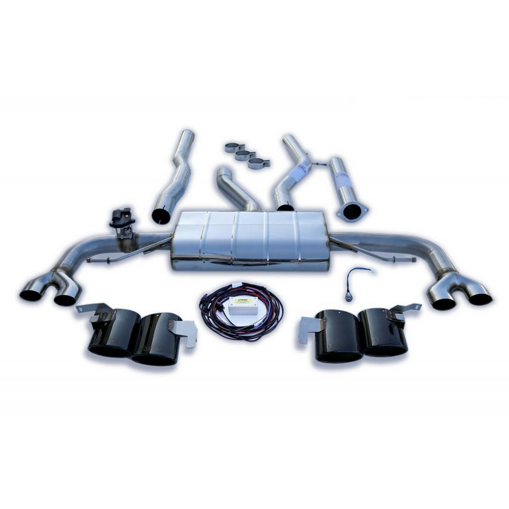 Heico Bodykit and Quad-tip Sport Exhaust w/ Flap Control, S60/V60 T6/T8 Models H8915767