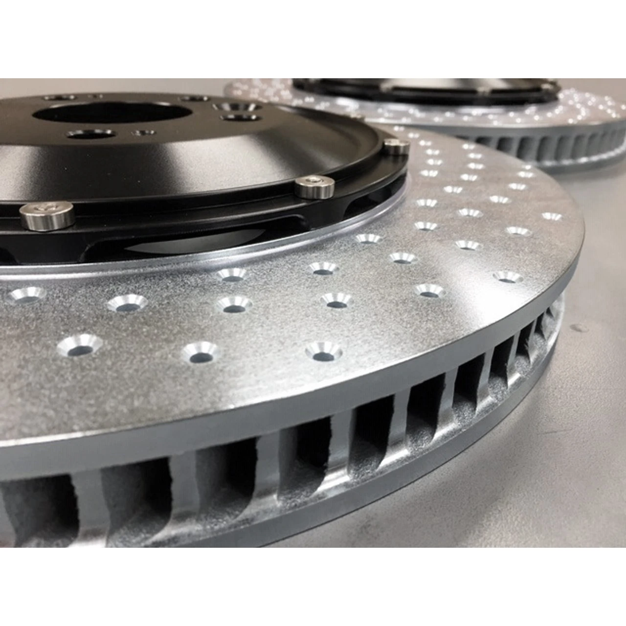 Machine Performance Brake Rotor Rotora Performance Drilled Brake Rotor Upgrade, Volvo S60/V60 Polestar ...