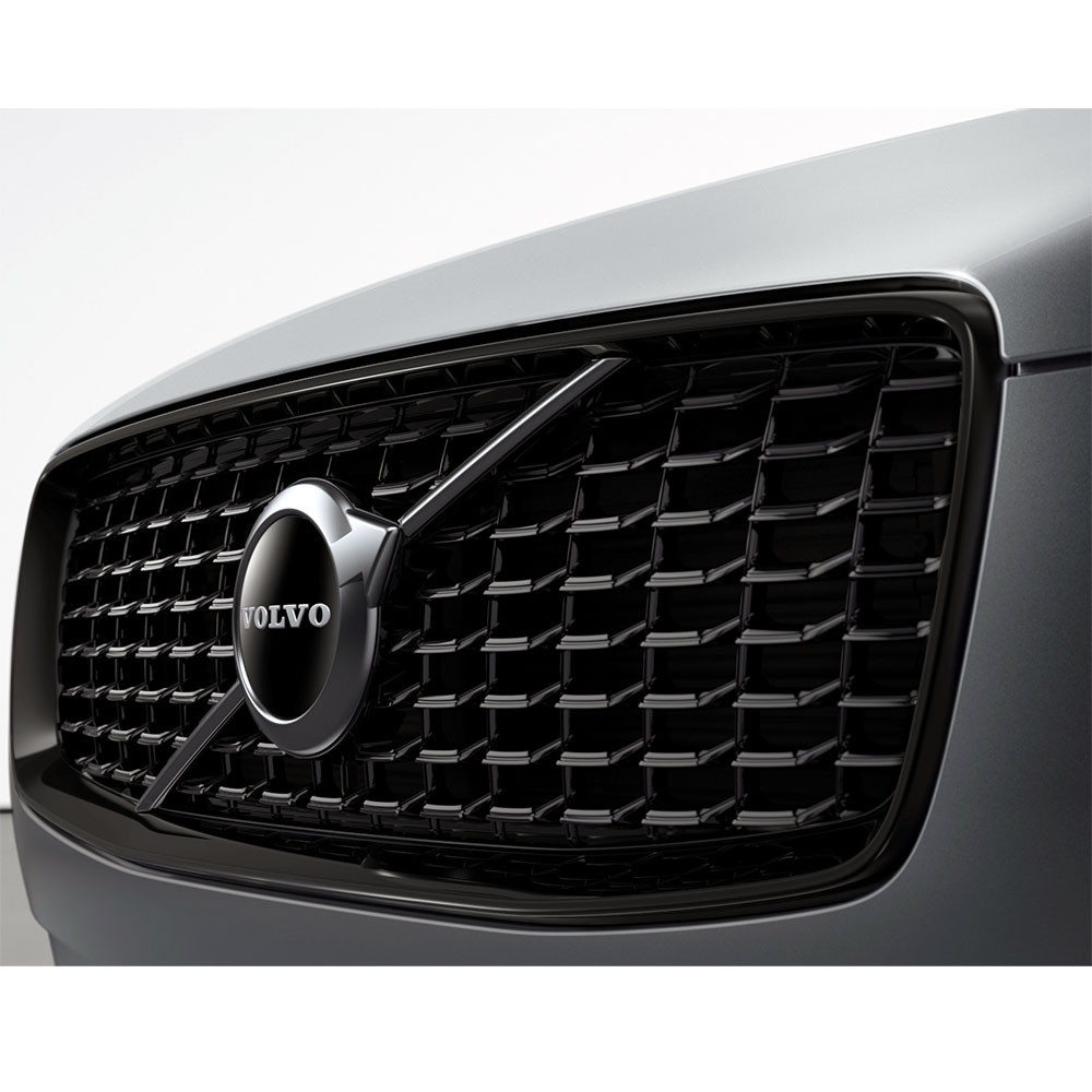 VOLVO XC90 グリル Genuine Volvo SPA XC90 R-Design Front Grille w/o Camera, Black