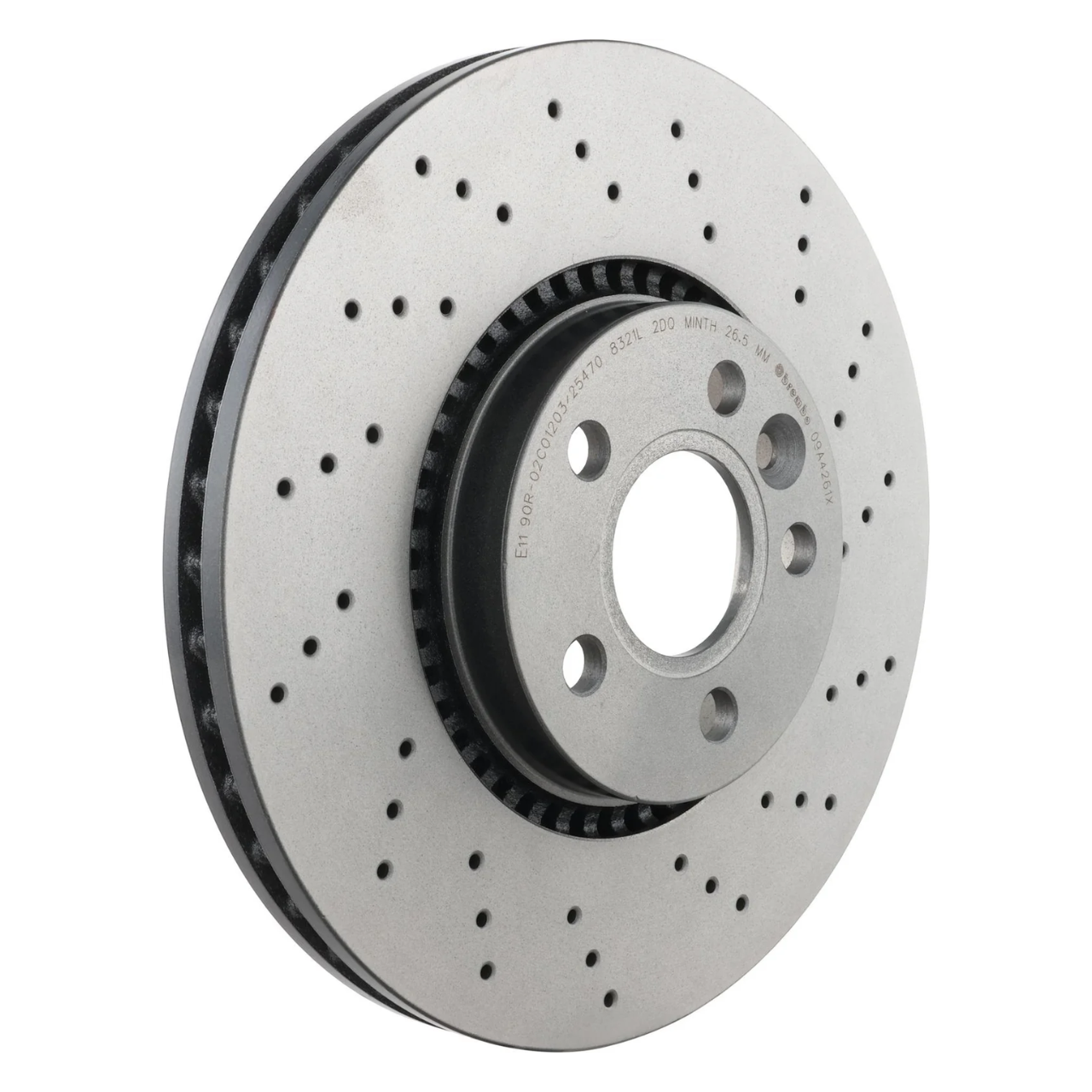 Brembo Premium Front 316mm Xtra Cross Drilled Rotor, Volvo S60/V60