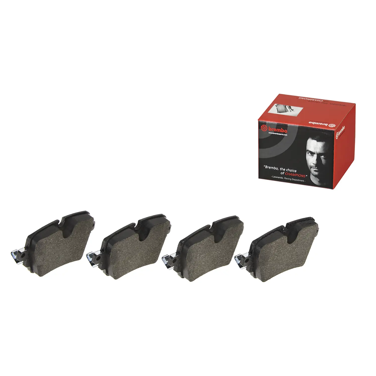 Brembo Premium Rear Low-Met Brake Pads, Jaguar F-Type 2014-2021/XJ