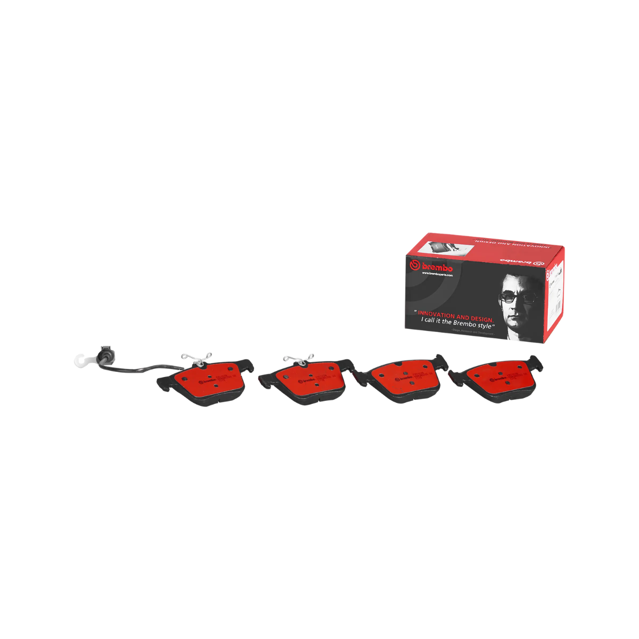 Brembo NAO Ceramic Rear Brake Pads, Audi RS3, Audi TT RS 2018-2020