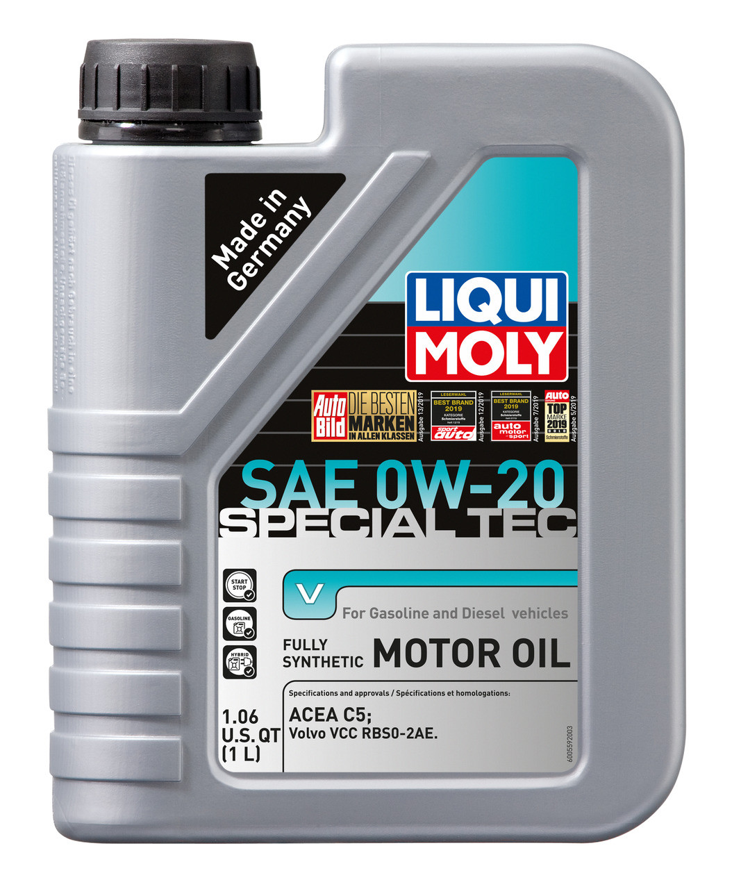 Liqui Moly Special Tec V 0W-20 Engine Oil, 1L (1.05qt) - ViVA