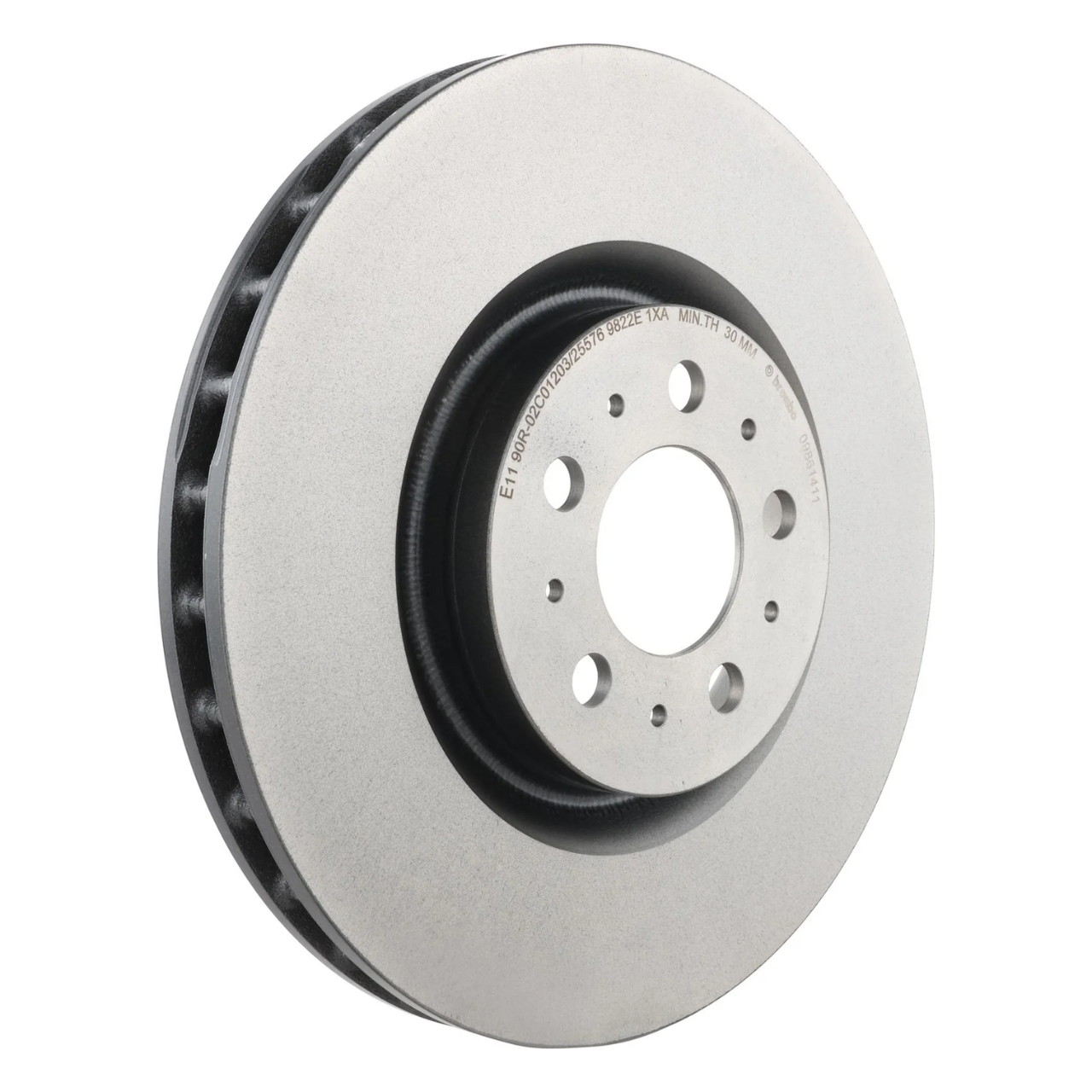 AM Autoparts Front Brake Rotors Set For Volvo S60 V70 2004-2007 – 330mm Vented Pair