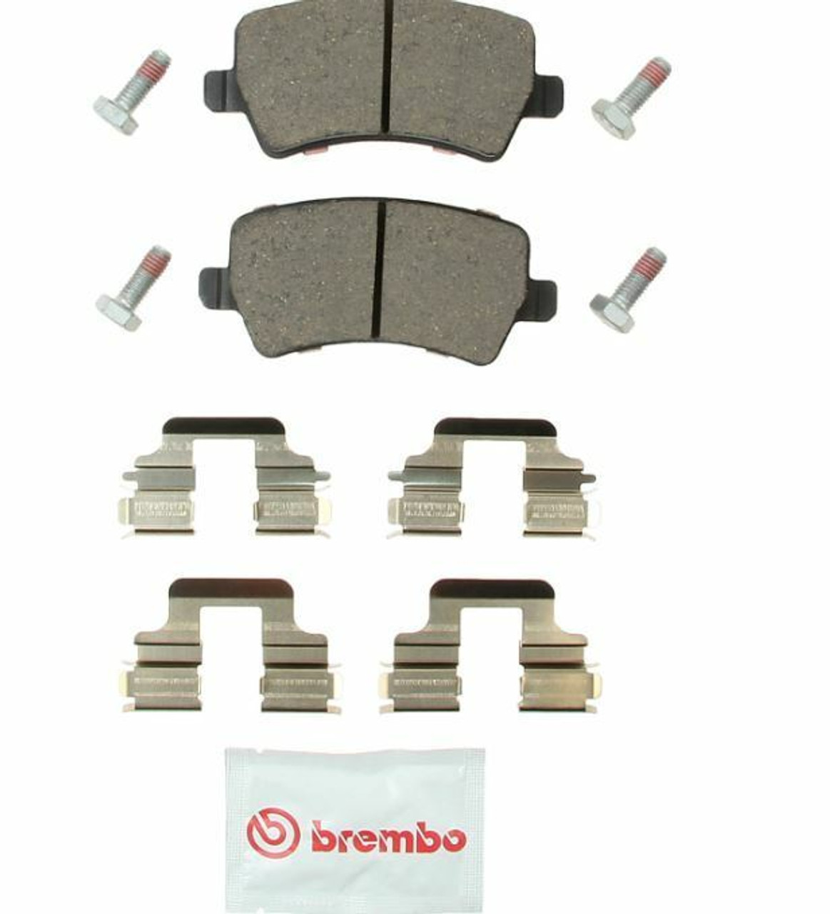 Brembo Ceramic Rear 302mm Brake Pads, Volvo S60/V60/S80, V70/XC70, XC60