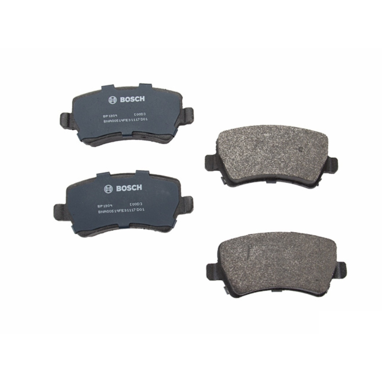 Bosch QuietCast Rear 302mm Brake Pads Volvo S60 V60 S80 V70 XC70