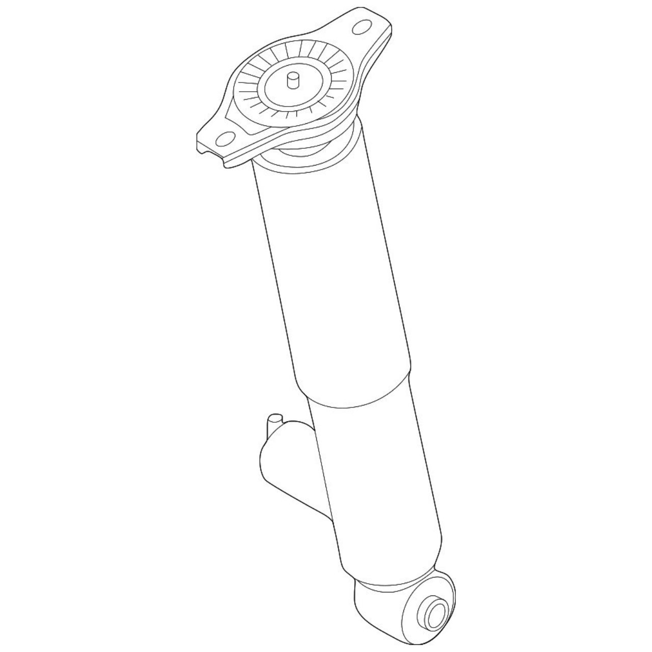 Genuine Volvo 4C Rear Shock Absorber, Volvo S80 117982- - ViVA Performance