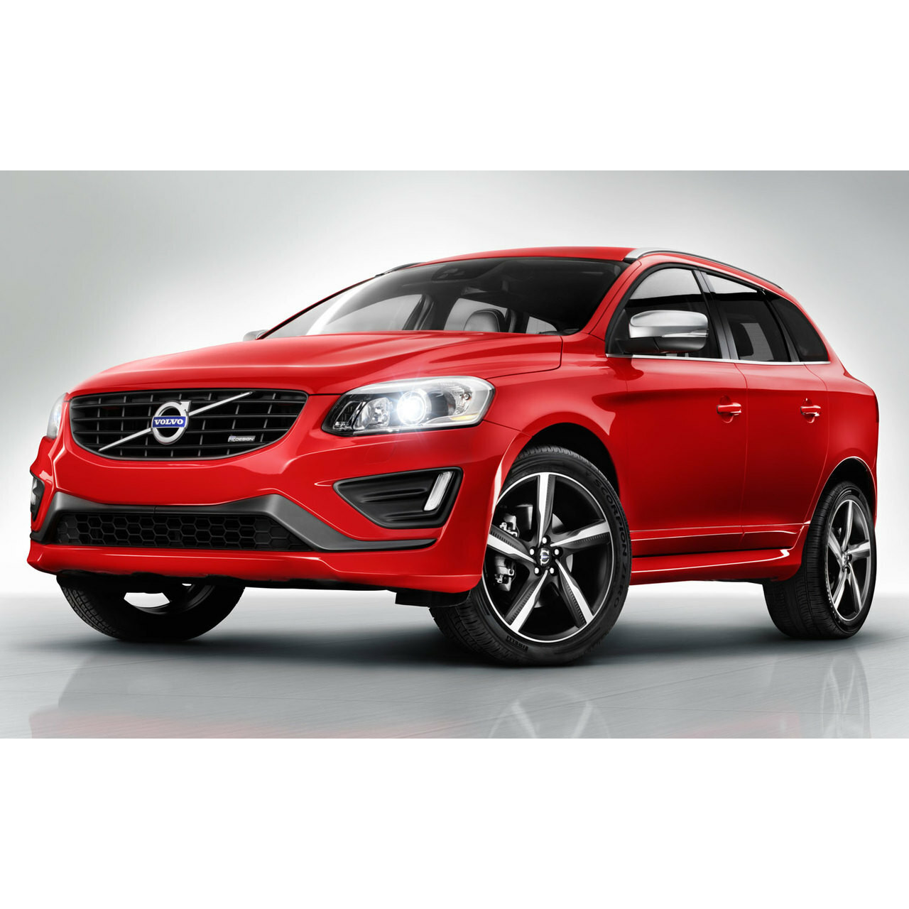 R-Design Front Spoiler Inserts Kit, XC60 2014-2017 w/o Park Assist ...