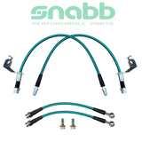 Snabb Stainless Steel Brake Line Kit, Volvo XC60/XC90 w/o Air Suspension KIT-300002