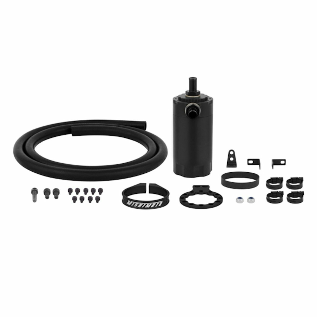 Mishimoto Direct Fit Baffled Oil Catch Can - PCV Side | Multiple Fitments (MMBCC-ACRD20-18PBEBK) main image 1