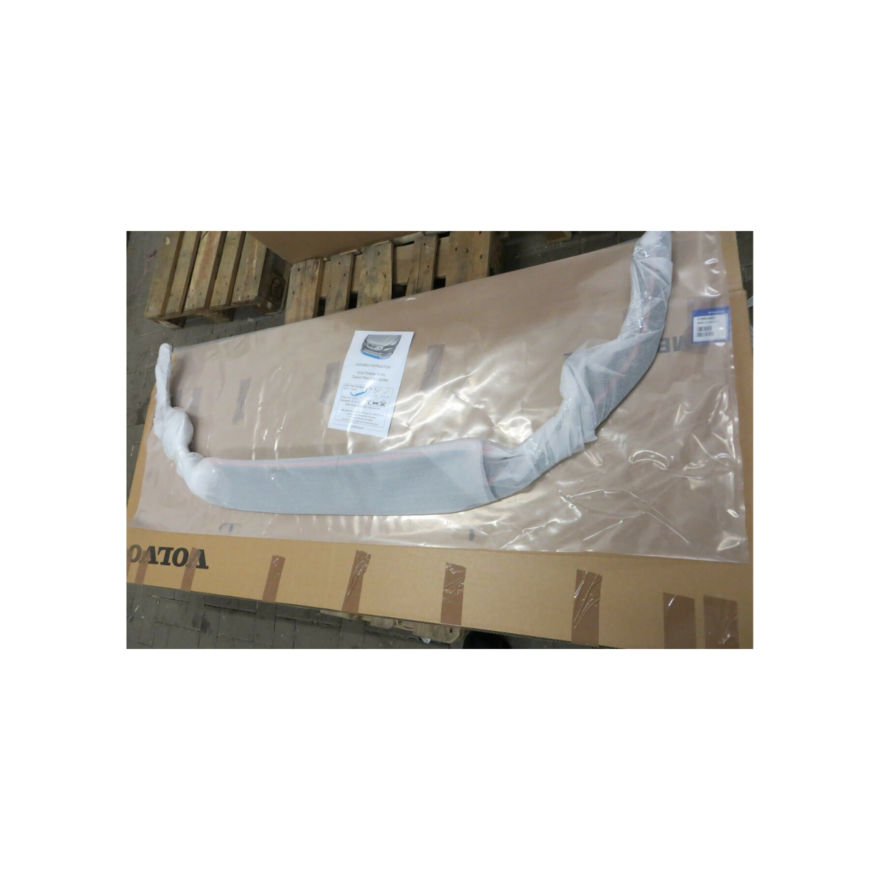 Genuine Volvo S60/V60 Polestar Carbon Fiber Front Lip Splitter - ViVA ...