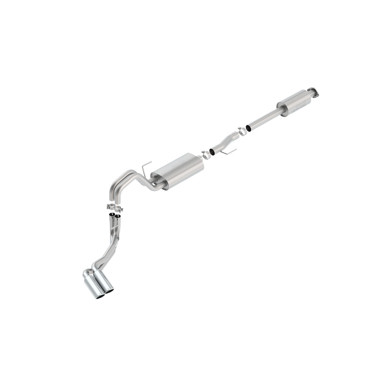 Borla 140875 21-C F-150 5.0L V8 4DR CC SB EC STB SS CAT-BACK ATAK EXHAUST SYSTEM