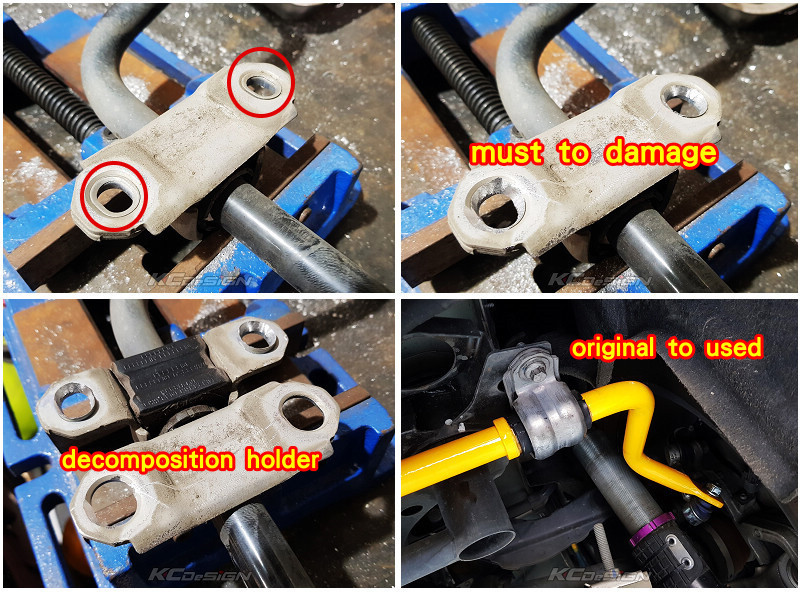 KCDesign 24mm Rear Sway Bar Upgrade, Volvo XC90 2016+ ViVA Performance