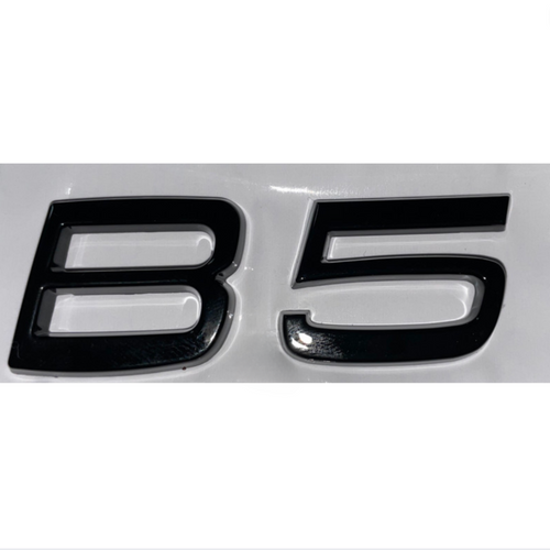 "B5" Emblem, Gloss Black VP-B5BLK