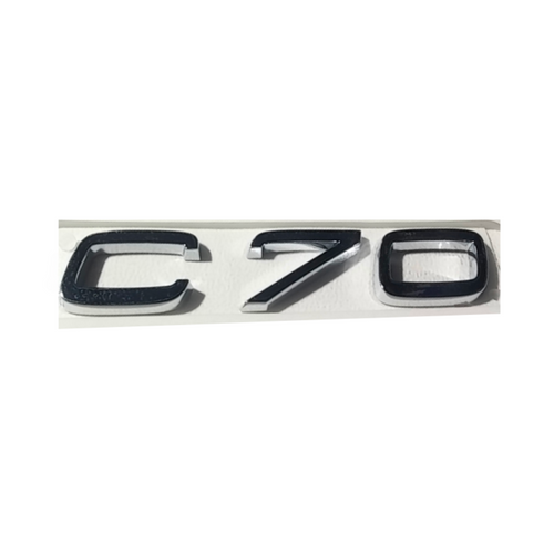 Genuine Volvo "C70" Emblem, Volvo C70 2006+ 30744331