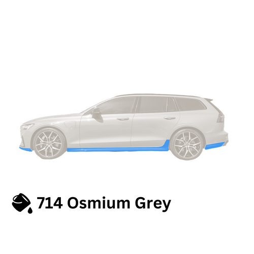 Genuine Volvo Exterior Styling Kit, 714 Osmium Grey, Volvo S60/V60 339799130-339793408