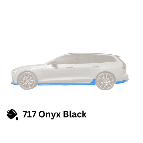 Genuine Volvo Exterior Styling Kit, 717 Onyx Black , Volvo S60/V60 339792621-339793409