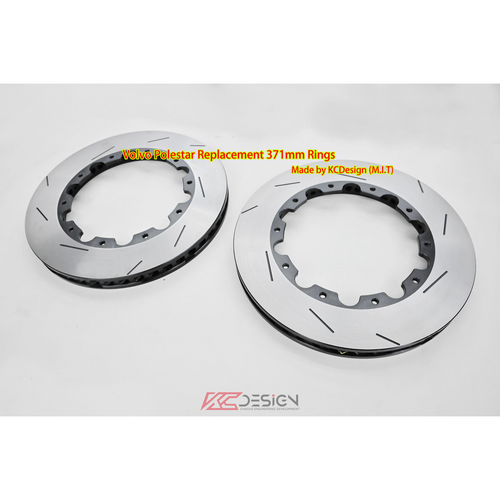 KCDesign Replacement Brake Rotor Ring Kit, Volvo S60/V60 Polestar
